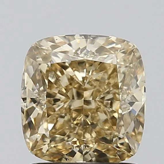 1.52ct Cushion modified Lab Grown Diamond (Colour Fancy Yellow, Clarity VS2, IGI Certified)