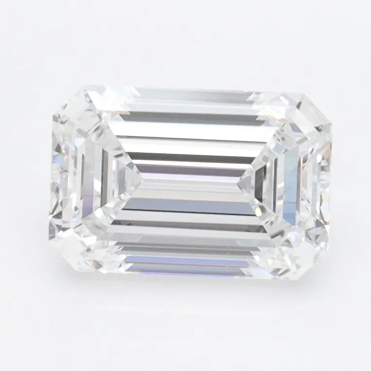 1.52ct Emerald Lab Grown Diamond (Colour D, Clarity IF, IGI Certified)