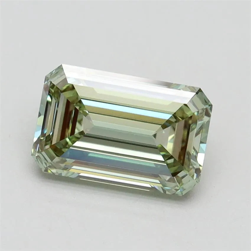1.52ct Emerald Lab Grown Diamond (Colour Fancy Intense Green, Clarity VVS2, IGI Certified)