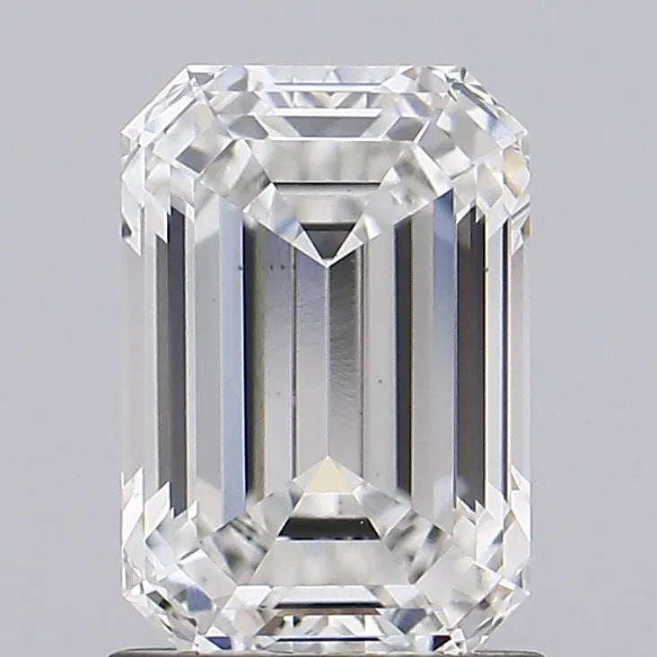 1.52ct Emerald Lab Grown Diamond (Colour G, Clarity VS1, IGI Certified)