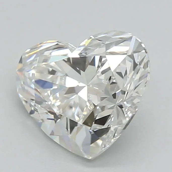 1.52ct Heart Lab Grown Diamond (Colour F, Clarity VS2, IGI Certified)