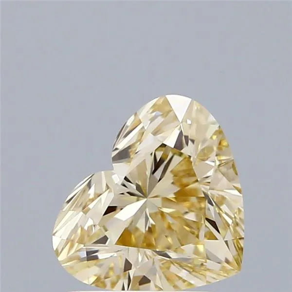 1.52ct Heart Lab Grown Diamond (Colour Fancy Yellow, Clarity VS1, IGI Certified)