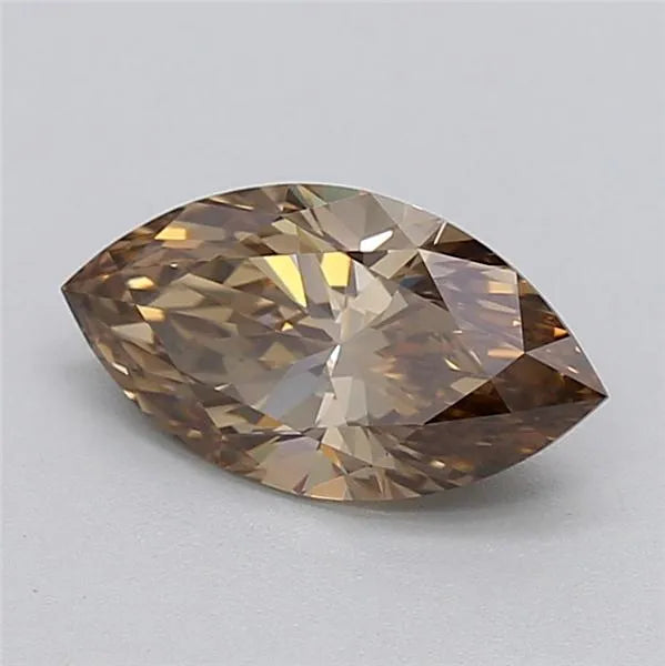 1.52ct Marquise Lab Grown Diamond (Colour Fancy Brown, Clarity VVS2, IGI Certified)