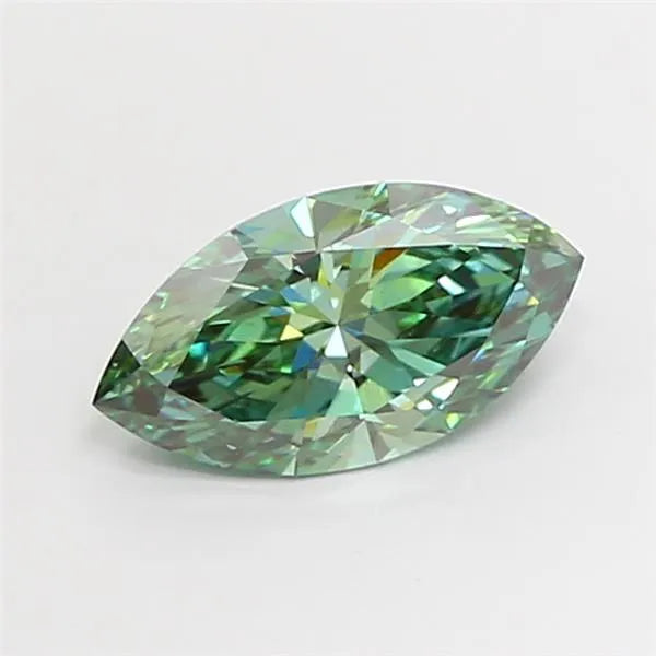 1.52ct Marquise Lab Grown Diamond (Colour Fancy Vivid Green, Clarity VS2, IGI Certified)