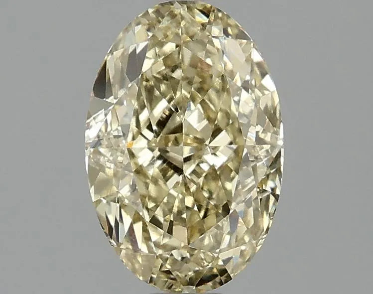 1.52ct Oval Lab Grown Diamond (Colour Fancy Yellow, Clarity VVS2, IGI Certified)
