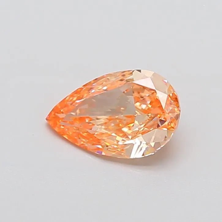 1.52ct Pear Lab Grown Diamond (Colour Fancy Vivid Pink, Clarity VVS2, IGI Certified)