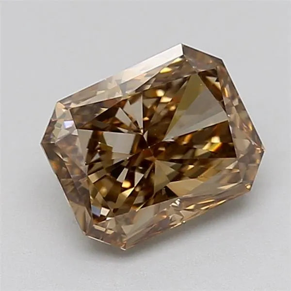 1.52ct Radiant Lab Grown Diamond (Colour Fancy Brown, Clarity VVS2, IGI Certified)