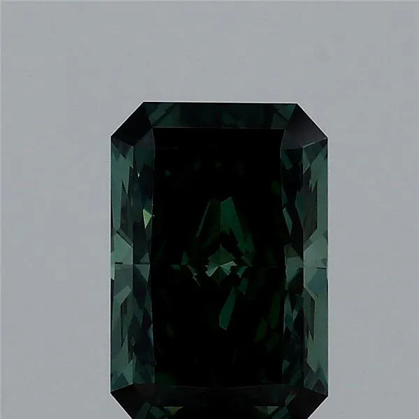 1.52ct Radiant Lab Grown Diamond (Colour Fancy Deep Green, Clarity VVS2, IGI Certified)