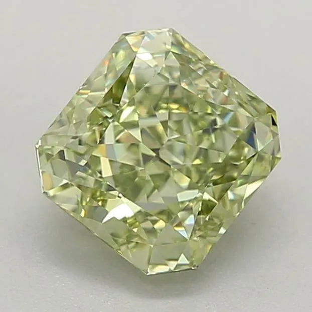 1.52ct Square radiant Lab Grown Diamond (Colour Fancy Intense Green, Clarity VVS1, IGI Certified)