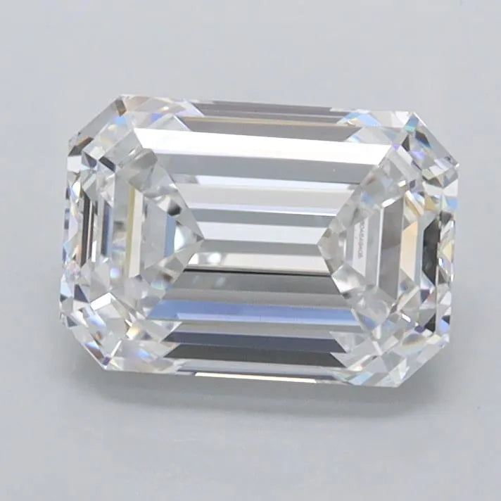 1.53ct Emerald Lab Grown Diamond (Colour D, Clarity FL, IGI Certified)