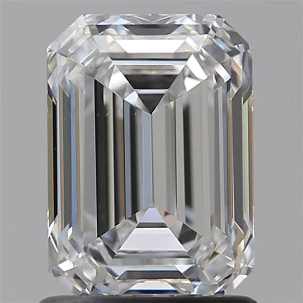 1.53ct Emerald Lab Grown Diamond (Colour D, Clarity IF, IGI Certified)