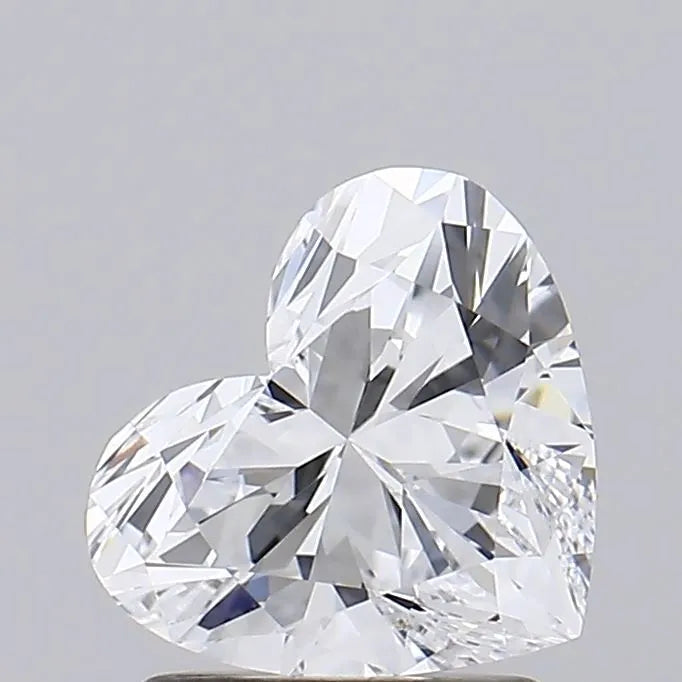 1.53ct Heart Lab Grown Diamond (Colour D, Clarity IF, IGI Certified)