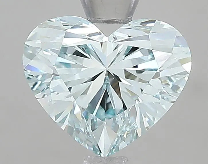 1.53ct Heart Lab Grown Diamond (Colour Fancy Intense Green Blue, Clarity VS2, IGI Certified)