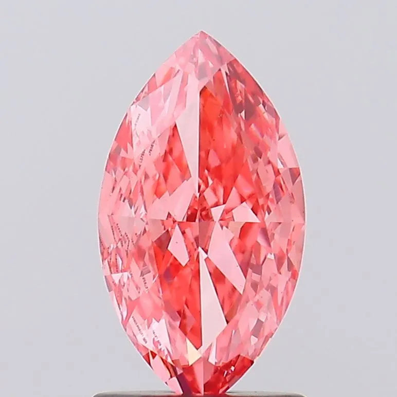 1.53ct Marquise Lab Grown Diamond (Colour Fancy Vivid Pink, Clarity VS1, IGI Certified)
