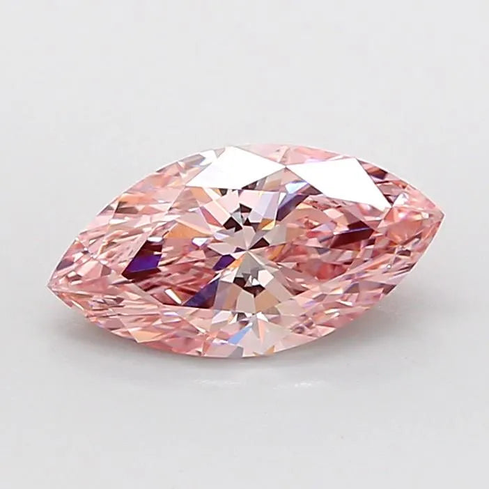 1.53ct Marquise Lab Grown Diamond (Colour Fancy Vivid Pink, Clarity VVS1, IGI Certified)