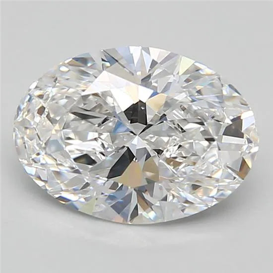 1.53ct Oval Lab Grown Diamond (Colour D, Clarity VVS2, GIA Certified)