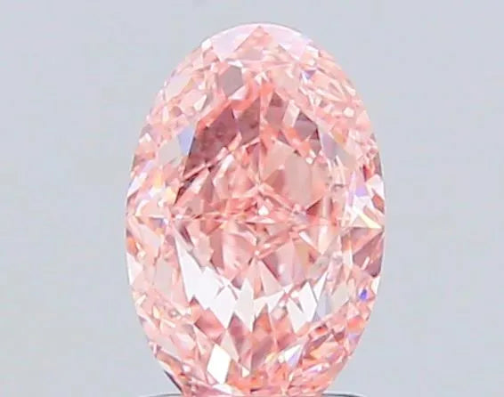 1.53ct Oval Lab Grown Diamond (Colour Fancy Intense Pink, Clarity VS2, IGI Certified)