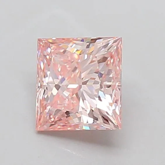 1.53ct Princess Lab Grown Diamond (Colour Fancy Intense Pink, Clarity VS1, IGI Certified)