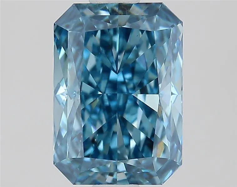 1.53ct Radiant Lab Grown Diamond (Colour Fancy Vivid Blue, Clarity VVS2, IGI Certified)
