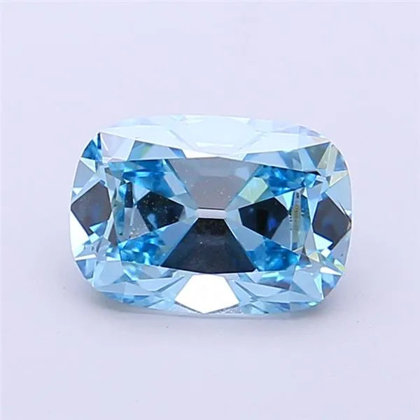 1.54ct Cushion brilliant Lab Grown Diamond (Colour Fancy Vivid Blue, Clarity VS1, IGI Certified)