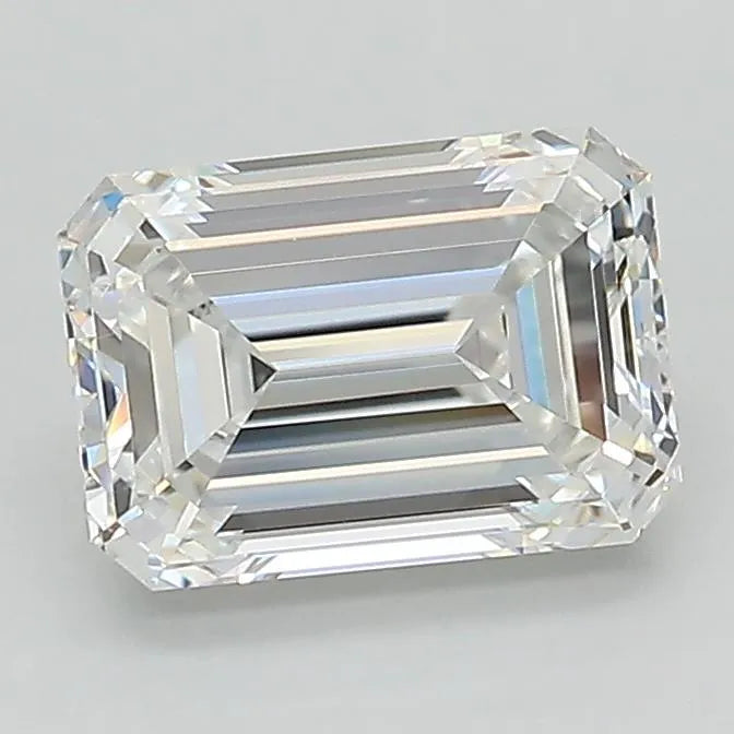1.54ct Emerald Lab Grown Diamond (Colour E, Clarity VVS2, IGI Certified)