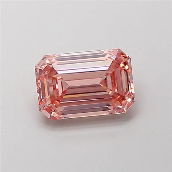 1.54ct Emerald Lab Grown Diamond (Colour Fancy Intense Pink, Clarity VVS2, IGI Certified)