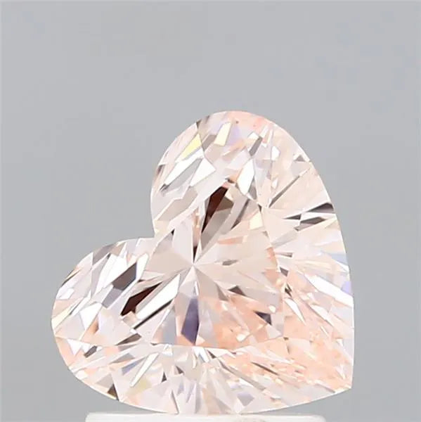 1.54ct Heart Lab Grown Diamond (Colour Fancy Light Pink, Clarity VS1, Cut GD, IGI Certified)