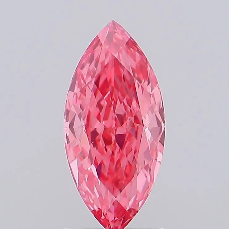1.54ct Marquise Lab Grown Diamond (Colour Fancy Vivid Pink, Clarity VVS2, IGI Certified)