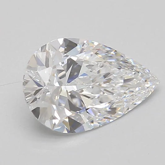 1.54ct Pear Lab Grown Diamond (Colour D, Clarity VVS1, GIA Certified)