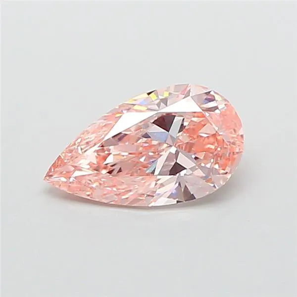 1.54ct Pear Lab Grown Diamond (Colour Fancy Intense Pink, Clarity VVS2, IGI Certified)