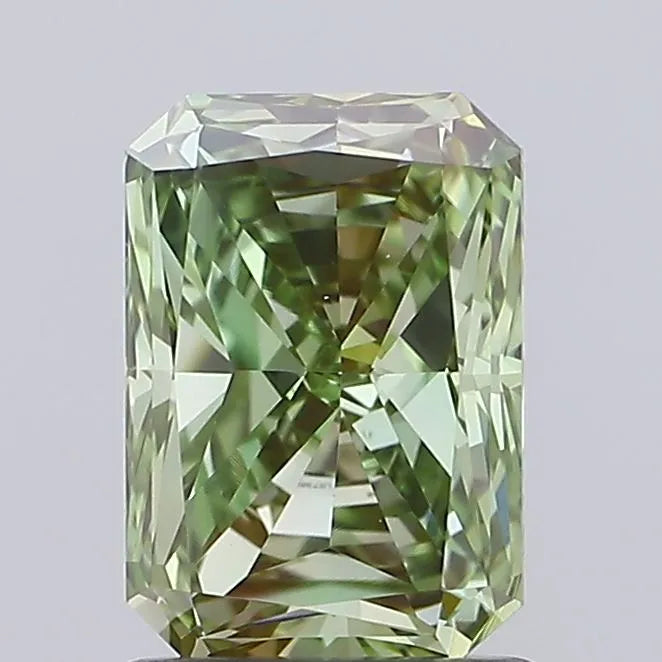 1.54ct Radiant Lab Grown Diamond (Colour Fancy Intense Green, Clarity VS1, IGI Certified)