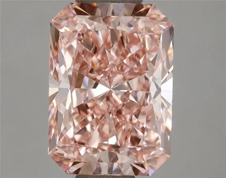 1.54ct Radiant Lab Grown Diamond (Colour Fancy Vivid Pink, Clarity VVS2, IGI Certified)