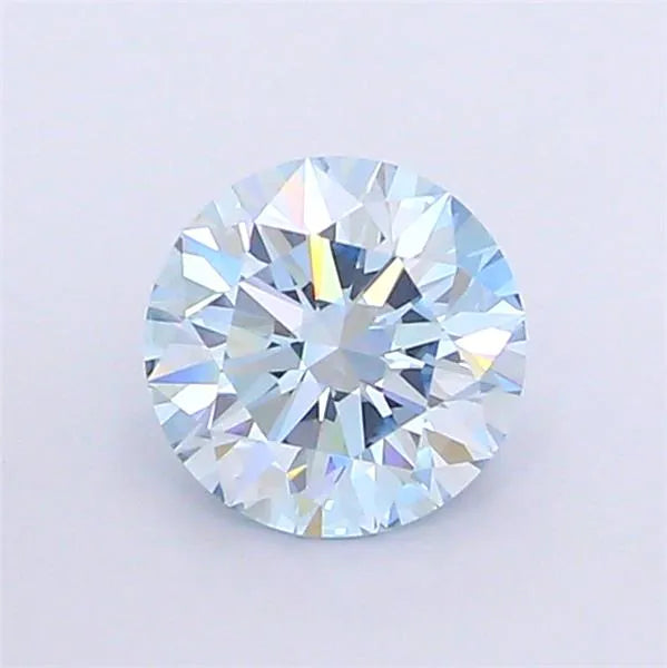 1.54ct Round Lab Grown Diamond (Colour Fancy Intense Blue, Clarity VS1, Cut ID, IGI Certified)
