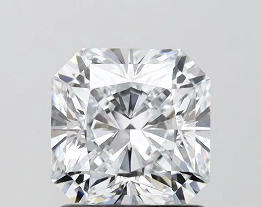 1.54ct Square radiant Lab Grown Diamond (Colour E, Clarity VVS2, IGI Certified)