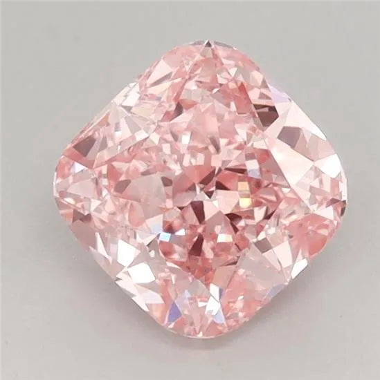 1.55ct Cushion modified Lab Grown Diamond (Colour Fancy Vivid Pink, Clarity VVS2, IGI Certified)