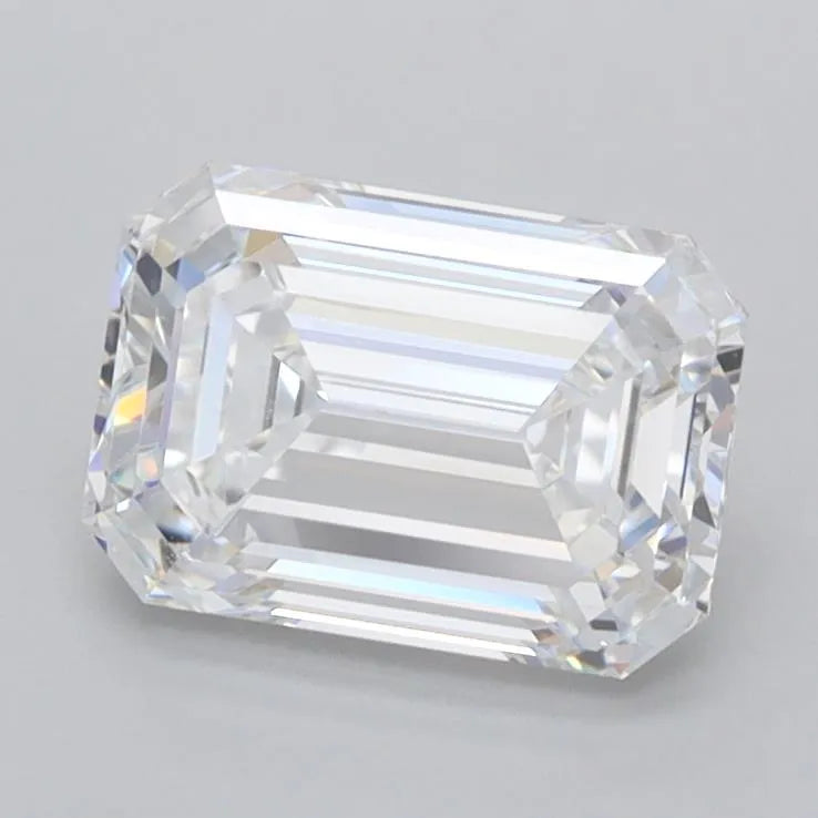 1.55ct Emerald Lab Grown Diamond (Colour D, Clarity FL, IGI Certified)