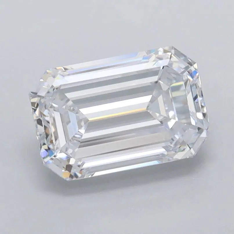 1.55ct Emerald Lab Grown Diamond (Colour D, Clarity FL, IGI Certified)