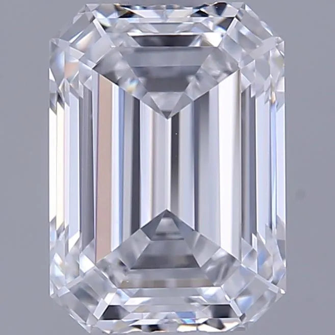 1.55ct Emerald Lab Grown Diamond (Colour D, Clarity VVS1, IGI Certified)