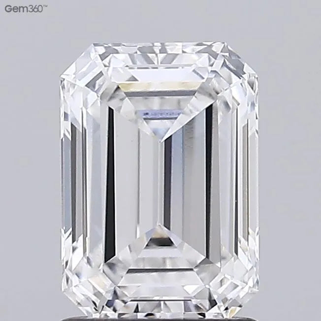 1.55ct Emerald Lab Grown Diamond (Colour E, Clarity VS1, IGI Certified)