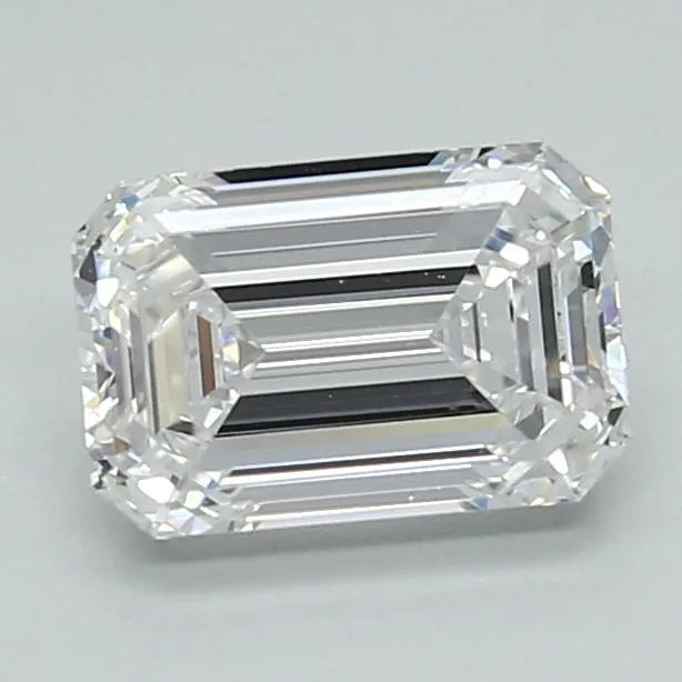 1.55ct Emerald Lab Grown Diamond (Colour E, Clarity VVS1, IGI Certified)