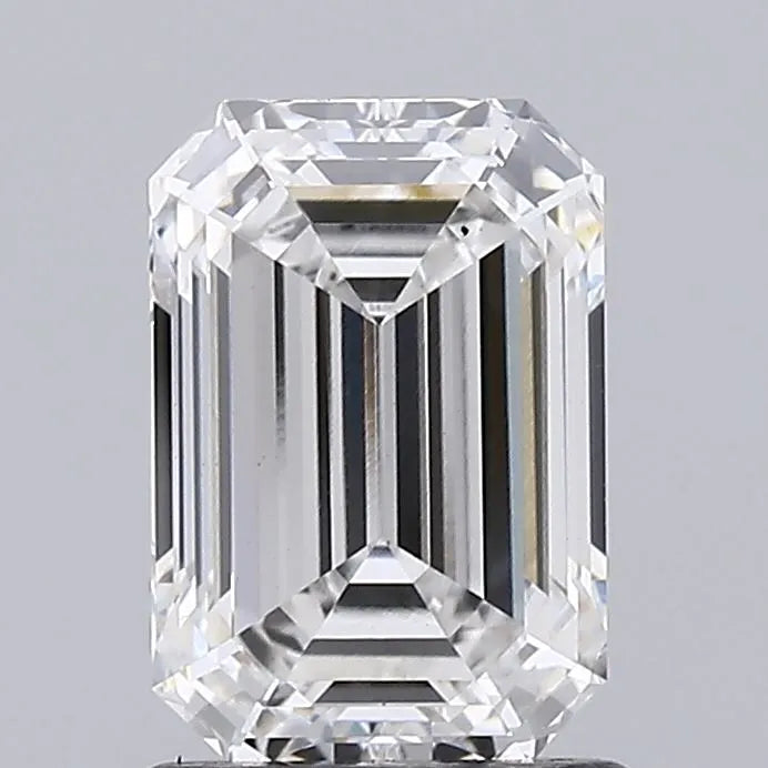 1.55ct Emerald Lab Grown Diamond (Colour F, Clarity VS2, IGI Certified)