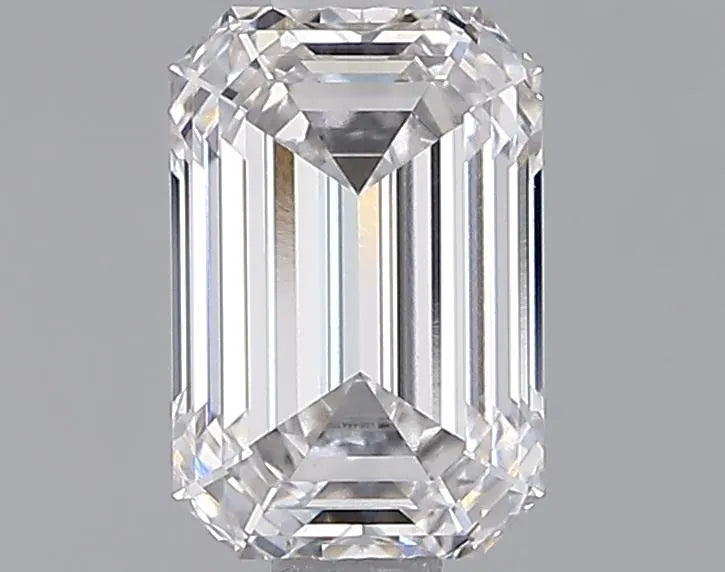 1.55ct Emerald Lab Grown Diamond (Colour F, Clarity VVS2, IGI Certified)