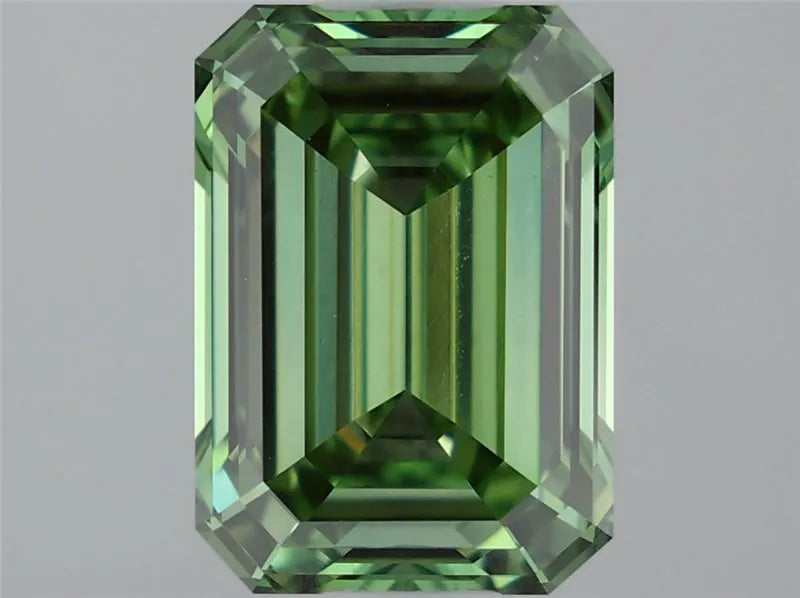 1.55ct Emerald Lab Grown Diamond (Colour Fancy Vivid Green, Clarity VVS2, IGI Certified)