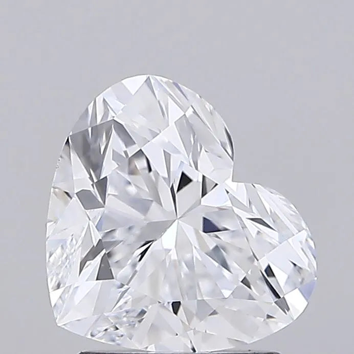 1.55ct Heart Lab Grown Diamond (Colour E, Clarity IF, IGI Certified)