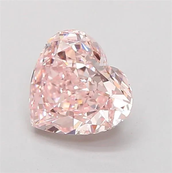 1.55ct Heart Lab Grown Diamond (Colour Fancy Pink, Clarity VS2, IGI Certified)