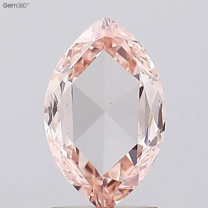 1.55ct Marquise Lab Grown Diamond (Colour Fancy Light Pinkish Brown, Clarity VS1, IGI Certified)
