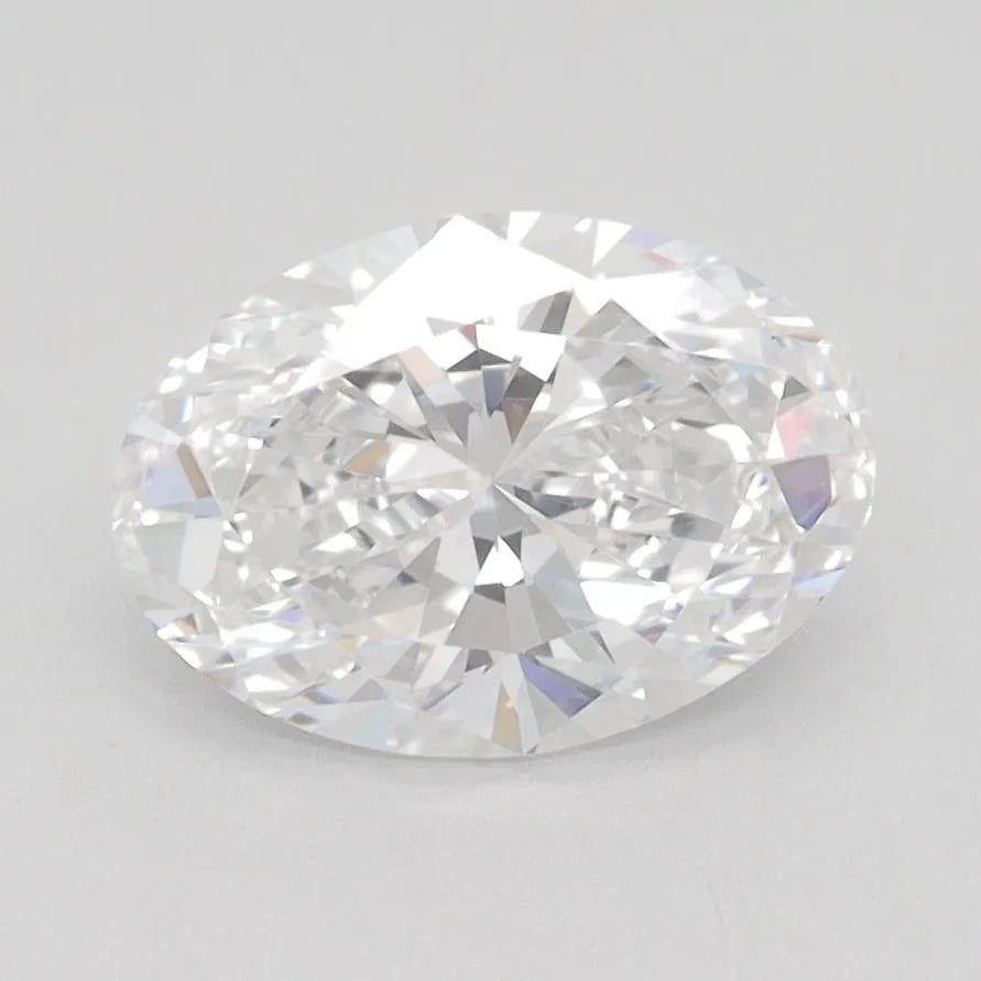 1.55ct Oval Lab Grown Diamond (Colour D, Clarity VVS2, IGI Certified)
