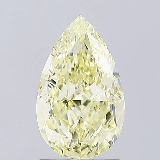 1.55ct Pear Lab Grown Diamond (Colour Fancy Yellow, Clarity VVS2, IGI Certified)