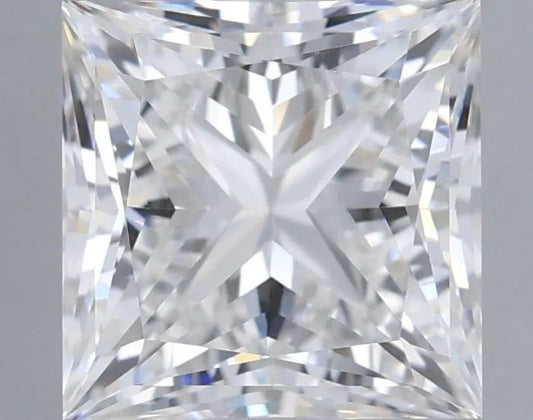 1.55ct Princess Lab Grown Diamond (Colour E, Clarity IF, IGI Certified)