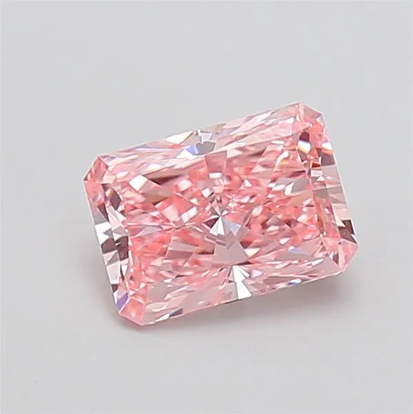 1.55ct Radiant Lab Grown Diamond (Colour Fancy Intense Pink, Clarity VS1, IGI Certified)